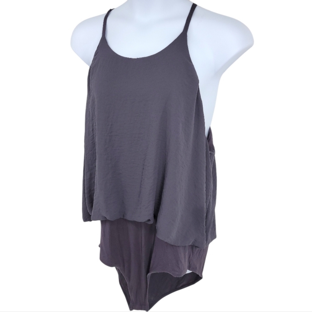 Torrid Womens Spaghetti Strap Purple Bodysuit Size 4X Torrid 4